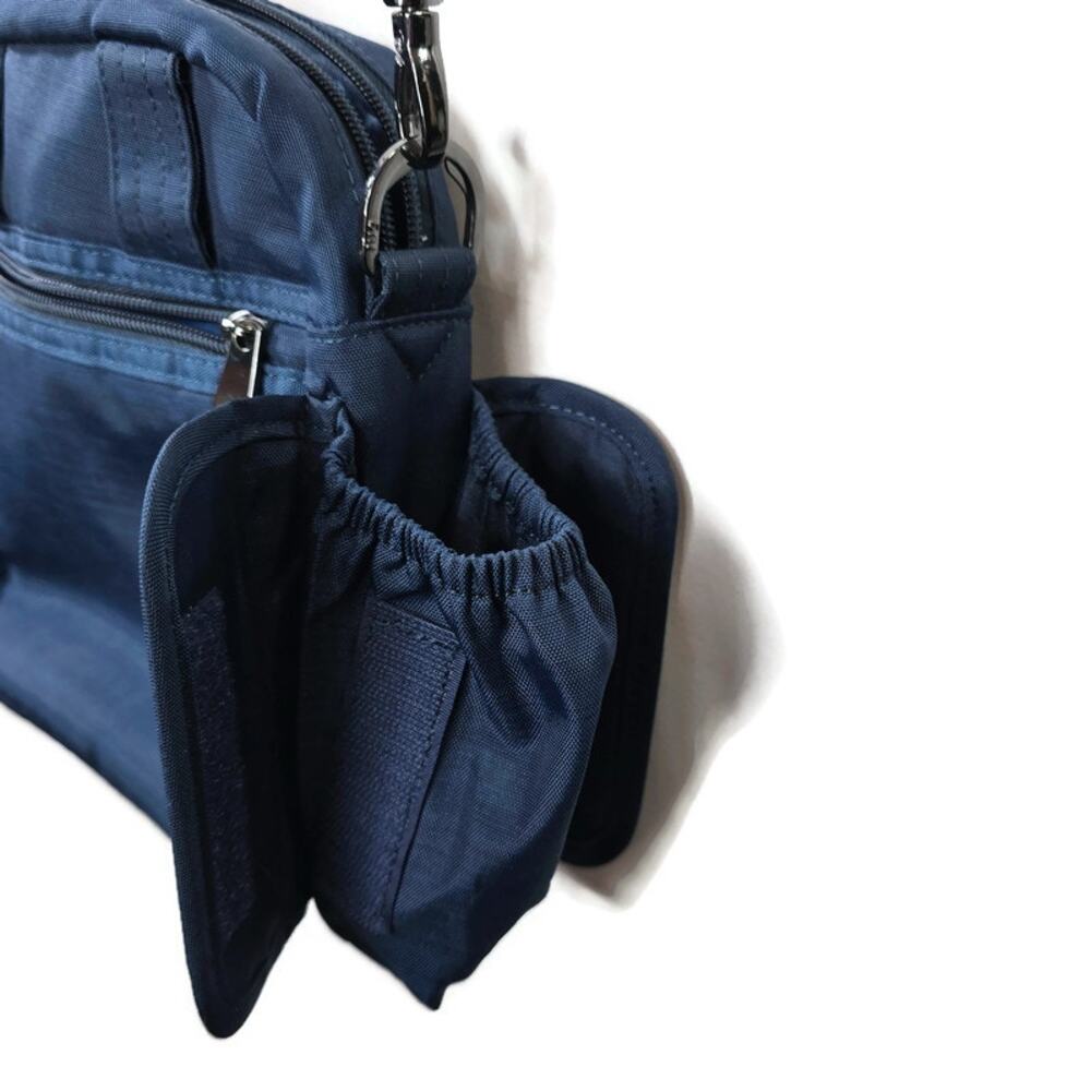 Lug Happer Navy Blue Quilted Crossbody Purse Bag - Picture 9 of 9